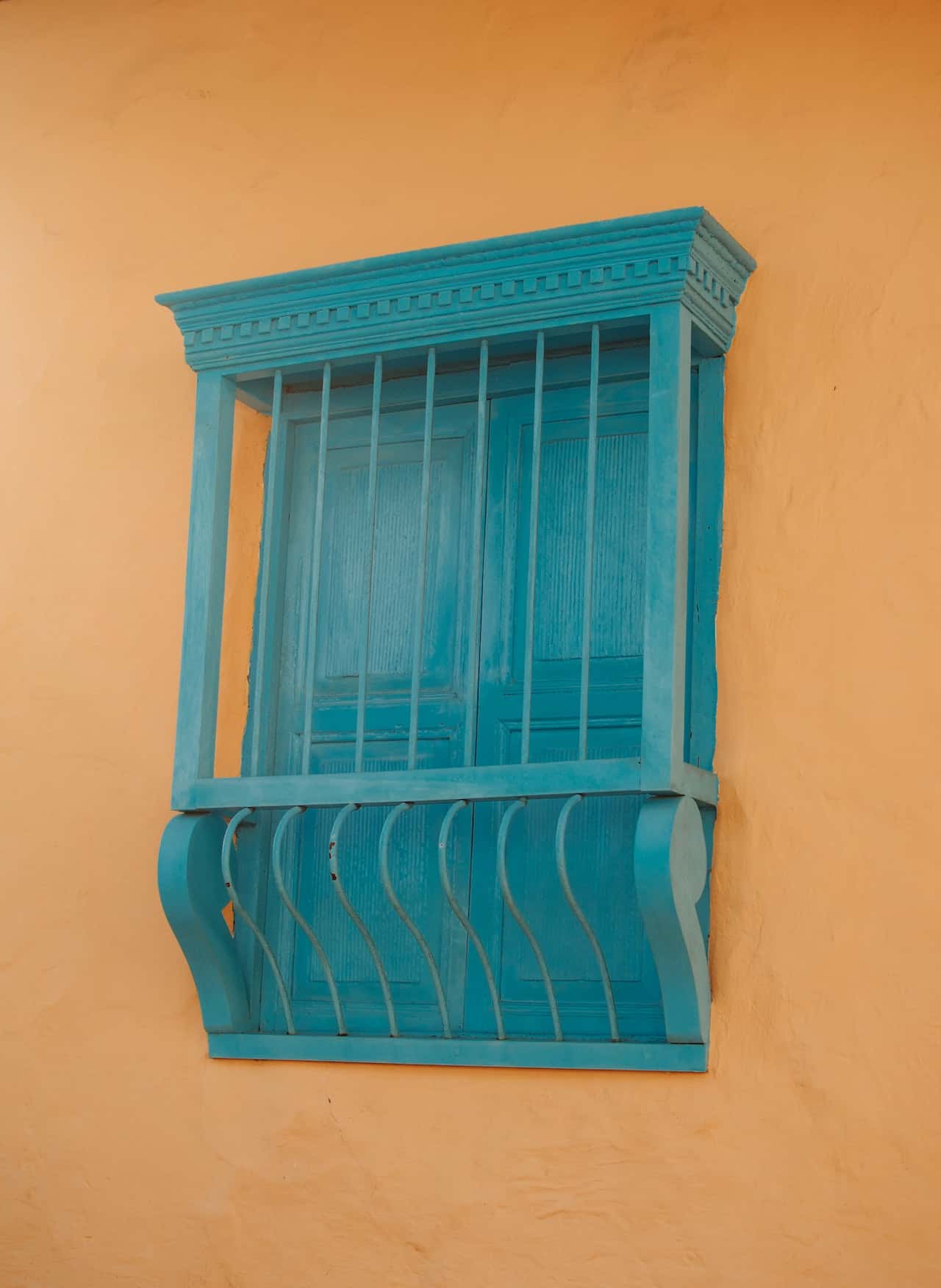 window grills in bold colours