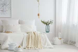 boisterously beige master bedroom
