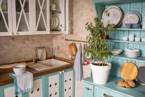 Provence Style Home Kitchen Interior