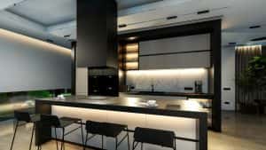3D Rendering Modern Cozy Interio Lliving Dining