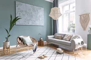 stylish design composition living room