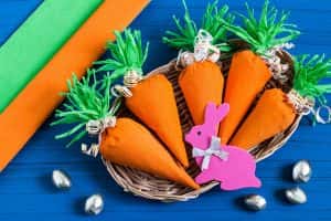 Carrots easter bunny